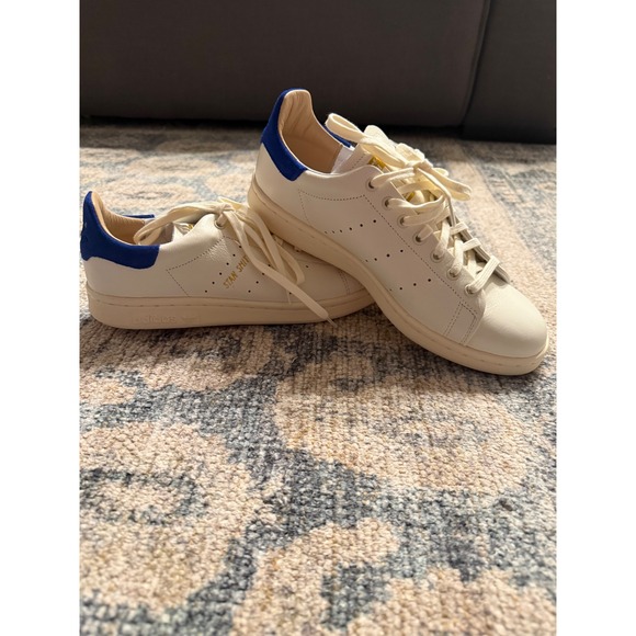 adidas Stan Smith Lux Off White Royal Blue Size 7.5 Men's NWOT